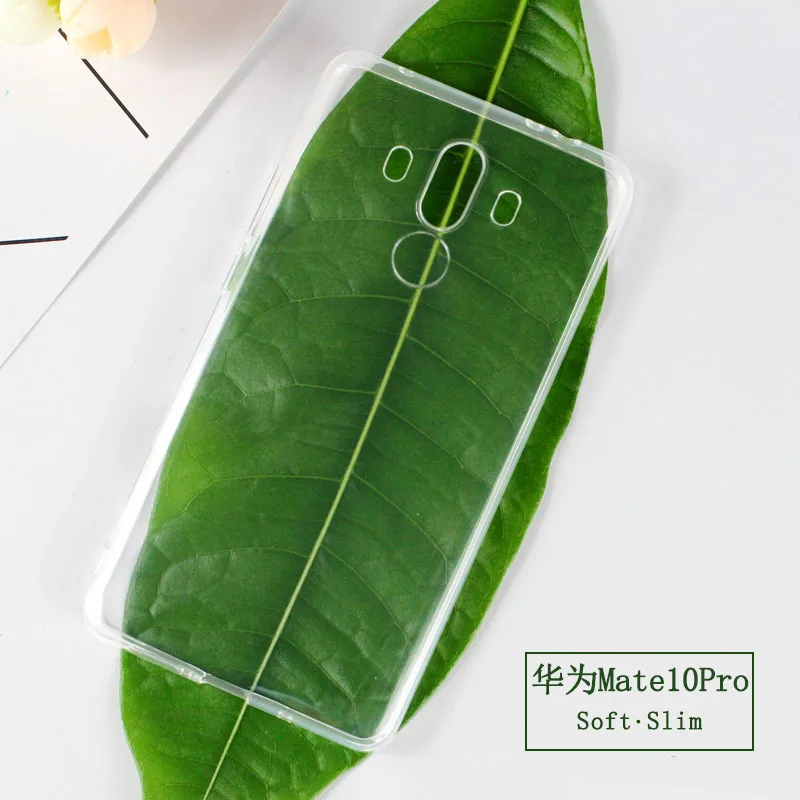 

Huawei Mate 10 Pro Case Aksesuar Etui Silicone Transparent Clear Soft White Huawei Mate 10 Case Cover Coque Fundas Accessory