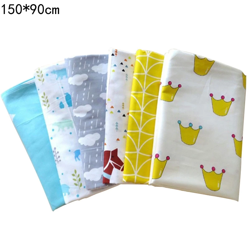 

1 Pcs Newborn Baby Cotton Sheets Zebra Crown Cartoon Print Infant Kids Sheet Baby Bed Boys Girls Bedsheet 150*90 CM Bedding