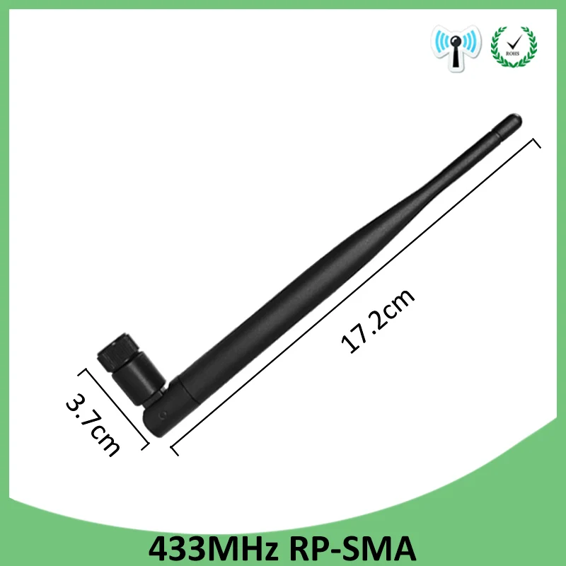 433Mhz Antenna 5dbi GSM 433 mhz RP-SMA Connector Rubber 433m Lorawan antenna+ IPX to SMA Male Extension Cord Pigtail Cable 433Mhz Antenna 5dbi GSM 433 mhz RP-SMA Connector Rubber 433m Lorawan antenna+ IPX to SMA Male Extension Cord Pigtail Cable