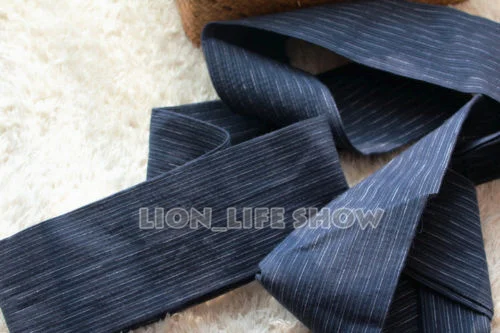 Japanese Mens Kimono Yukata Stiff Kaku Obi Belt Easy Kai No Kuchi Musubi