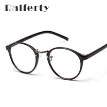 Ralferty, Модные Винтажные Очки для близорукости, оправа для очков, Женский светильник, круглая оправа для очков с линзами, круглые очки, черные, 137