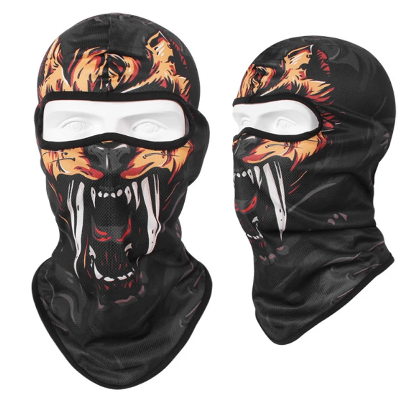 3D Animal Balaclava Motorcycle Full Face Mask Hats Helmet Windproof Breathable Snowboard Cycling Ski - Цвет: JCH