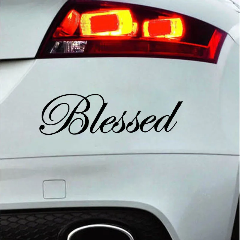 YJZT 17 см * 4 9 Blessed Turbo забавная виниловая наклейка автомобиля черный/серебристый C10