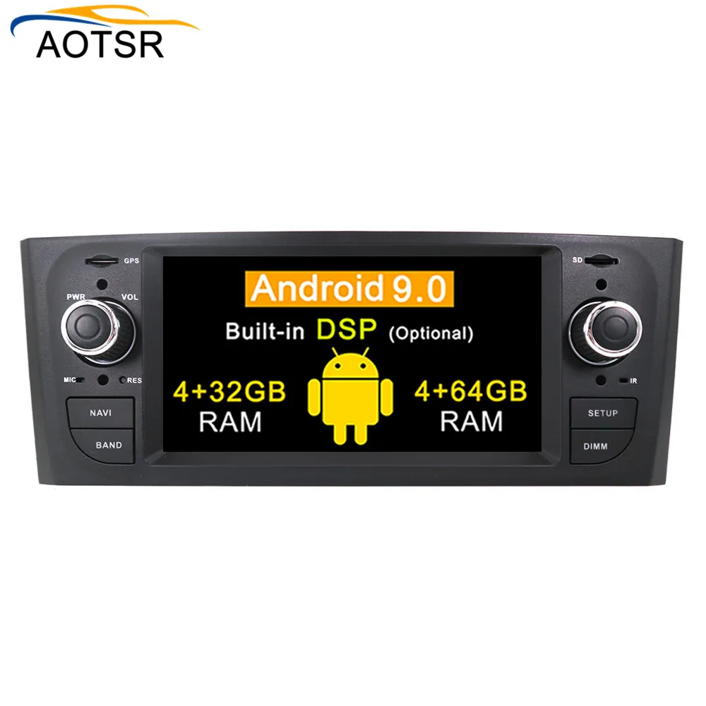 Flash Deal Octa Core IPS Android 9.0 GPS Navigation Stereo Car DVD Multimedia for Fiat Grande Punto Linea 2007-2012 with Radio audio stereo 5