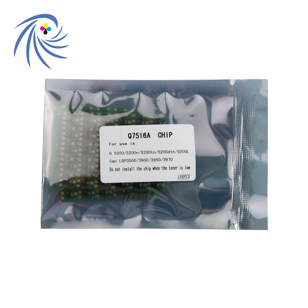 30 шт. 12K Q7516A 16A чип сброса картриджа с тонером для HP 5200 5200n 5200tn 5200dtn 5200L LaserJet|Чип