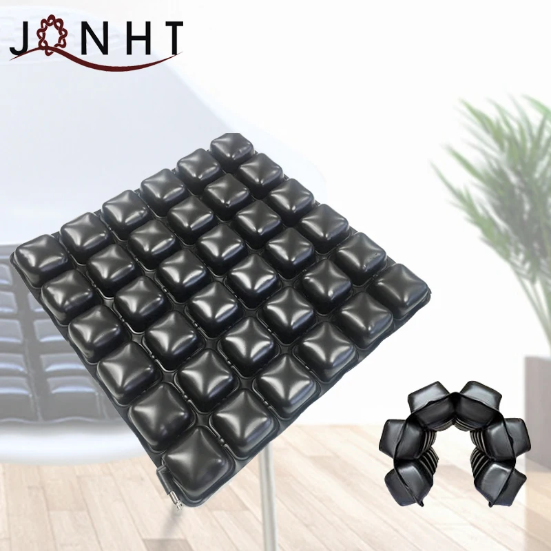 

Air Pressure relief double-deck Square Anti-Decubitus Mosaic Cushion / Easier to carry inflatable seat cushions for the stadium