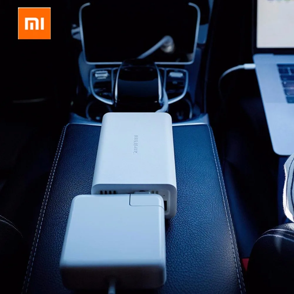  Xiaomi Mijia SMARTMI 100W Portable Car Power Inverter Converter DC 12V to AC 220V with 5V/2.4A USB 
