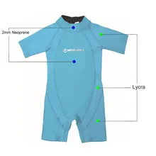 2 мм, неопреновый костюм для мальчиков и девочек, детский спортивный костюм с шортами и лайкрой, купальный костюм для дайвинга, детский цельный комбинезон, Рашгард