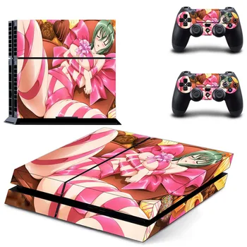 

Anime Cute Girl PS4 Skin Sticker Decal For PlayStation 4 Console and 2 Controllers PS4 Skin Vinyl Stickers