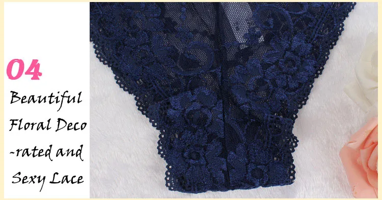 Free Shipping Sexy Women Briefs Panties Women's Lace Underwear Thong G String Woman Short String M L XL XXL XXXL  XXXXL (17)