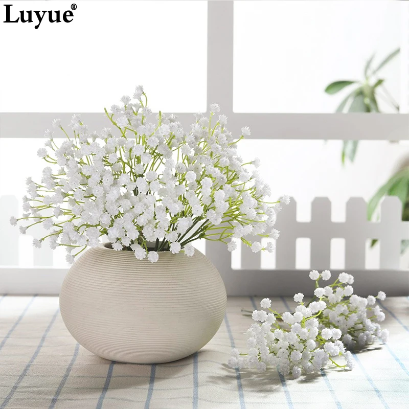 Luyue 20 см искусственные цветы букет настоящий сенсорный Цветок искусственный звездное небо ветка дом свадебное украшение