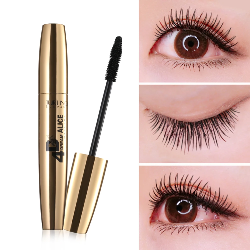1 PC 4D Silk Fiber Black Eyelash Mascara Extension Curling Eye Lashes