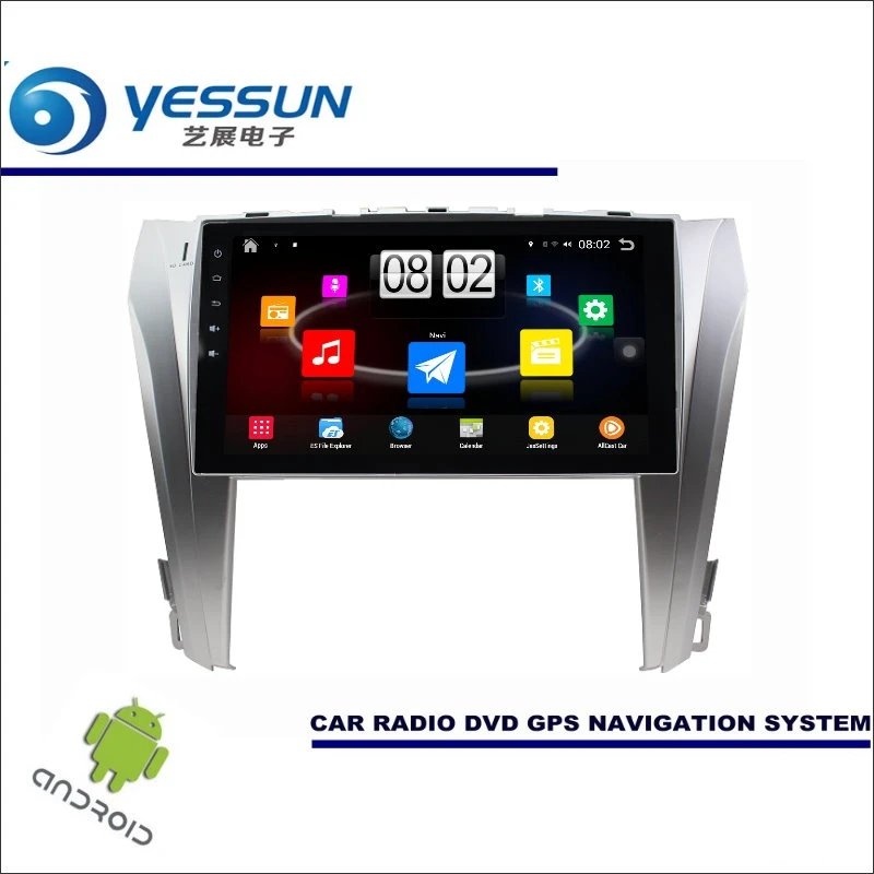 

YESSUN Car Android Player Multimedia For Toyota Camry 2015~2017 Radio Stereo GPS Nav Navi Navigation (no CD DVD ) 10" HD Screen