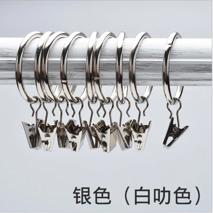 10pcs Drapes Stainless Sprung Curtain Alligator Clips With Hook 4colors -  Curtain Decorative Accessories - AliExpress