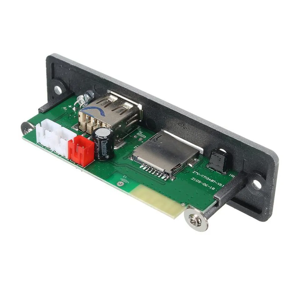 YKSO  Bluetooth MP3 Decoder Board Silver Color DC5V MP3 Players Accessories Mini Wireless Car Audio Amplifier MP3 Decoder     (3)