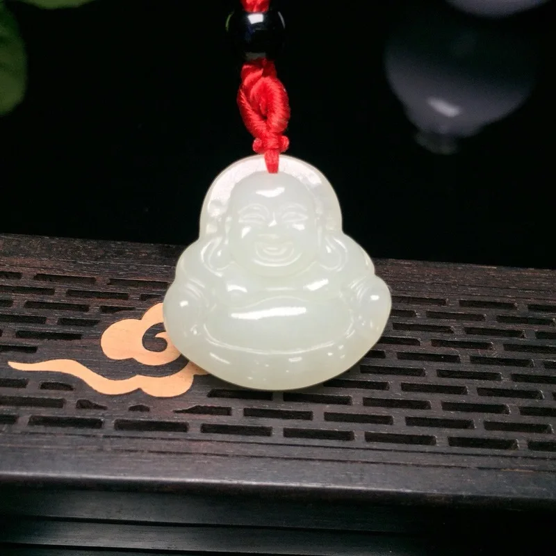

2019 Sale Real Women Reiki Druzy Optional Xinjiang Hotan Maitreya Natural Pendants And Heavily Laughing Pendant