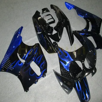 

Custom motorcycle cowl for CBR900RR 1989 1990 1991 1992 1993 CBR893RR ABS Plastic moeor Fairing+Botls+blue flames