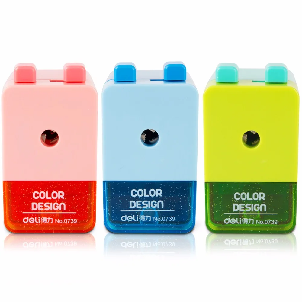 

candy color pink pencil sharpener mint blue pink 3 colors