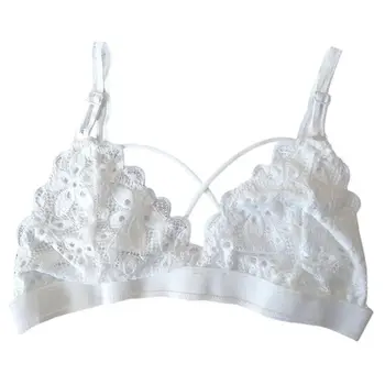 

Sexy Women Hollow Padded Back Shirt Push up Tank Top Bra Wrap Vest Chest Bra Cropped Tops Hot Sale 2018