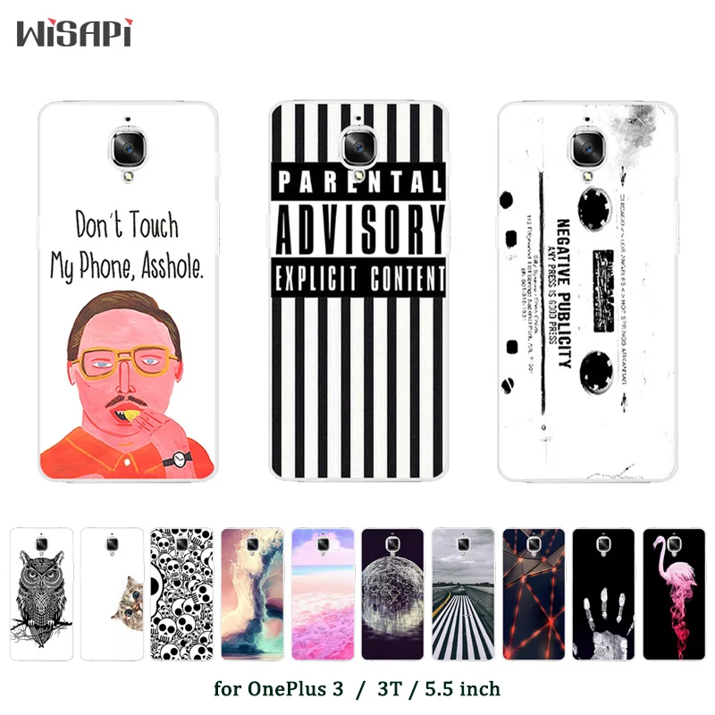 

5.5'' Cover For Oneplus 3T Case Soft Silicone Fundas For Oneplus 3 3T Current Printed Shell For One plus 3 3T Phone Cases