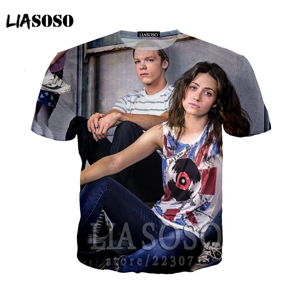 LIASOSO 3D печати Футболка Bianco бесстыжие Divertenti футболка donne Lettera Swag Хип хоп рэп большие