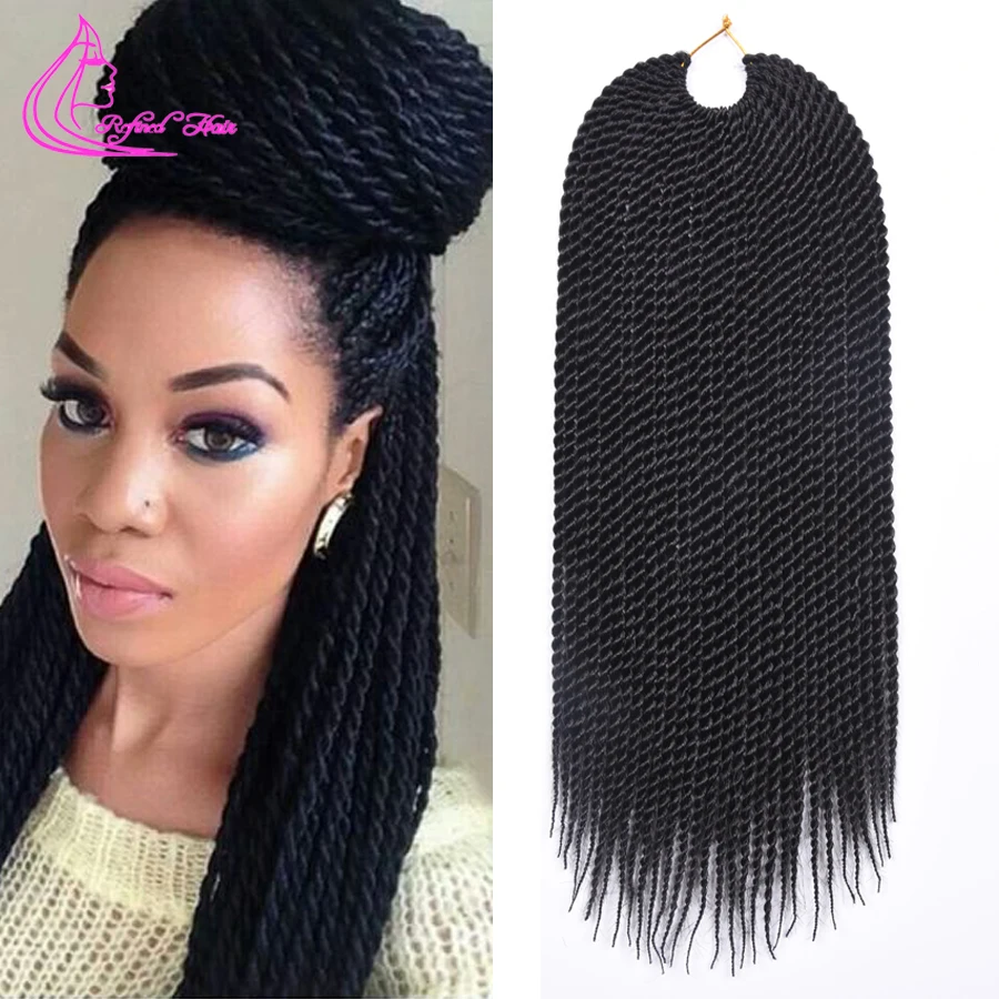 Cheap Crochet Braid Hair 18 75g 30 Roots Havana Mambo Crochet Twist...