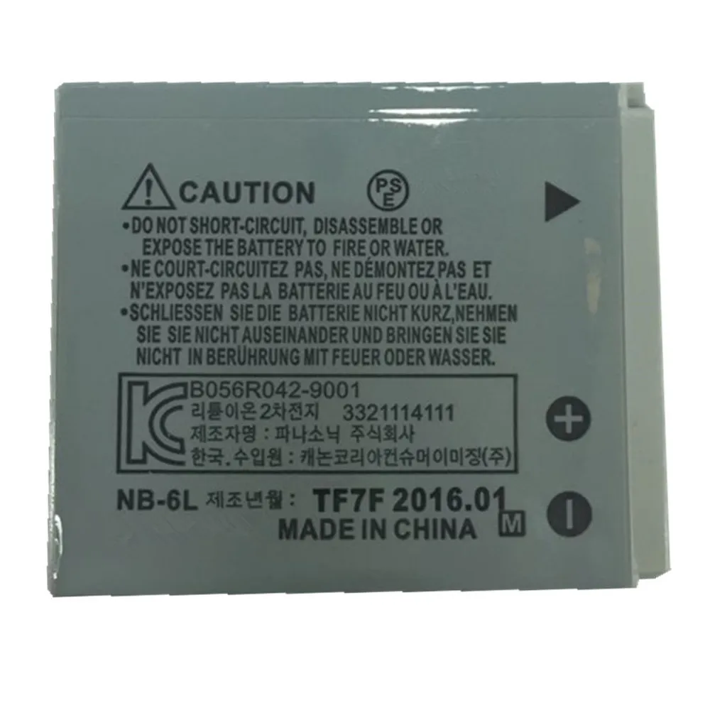 NB 6L NB6L Digital Camera Battery NB 6L lithium batteries pack For