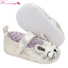 Детская обувь; сезон осень; обувь из искусственной кожи для маленьких девочек; Уличная обувь с кошачьими мордочками и ушами для малышей; милая детская обувь с улыбающейся улыбкой