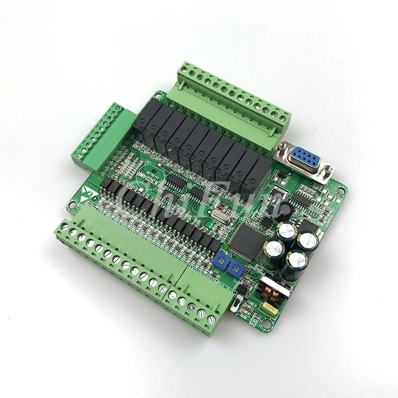 FX3U 24MR 6AD 2DA Высокоскоростная Промышленная плата управления ПЛК RTC с 45 ю
