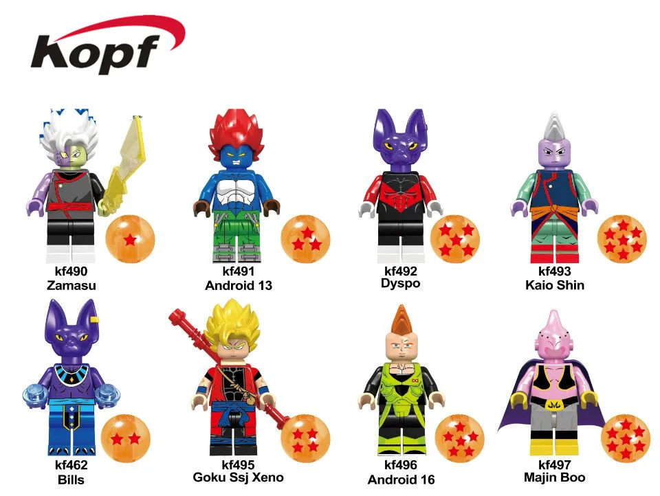 dragon ball lego minifigures