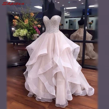 

Luxury Pink Mother of the Bride Dresses for Weddings Ruffle Sweetheart A Line Evening Groom Godmother Dresses