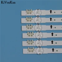 מנורות led אחורית ברצועת 9 תאורה אחורית LED מנורות ברצועת עבור סמסונג UE48H5000AK UE48H5000AW UE48H5030AK UE48H5030AW UE48H5040AK קורות Band LED קיט טלוויזיה (5)
