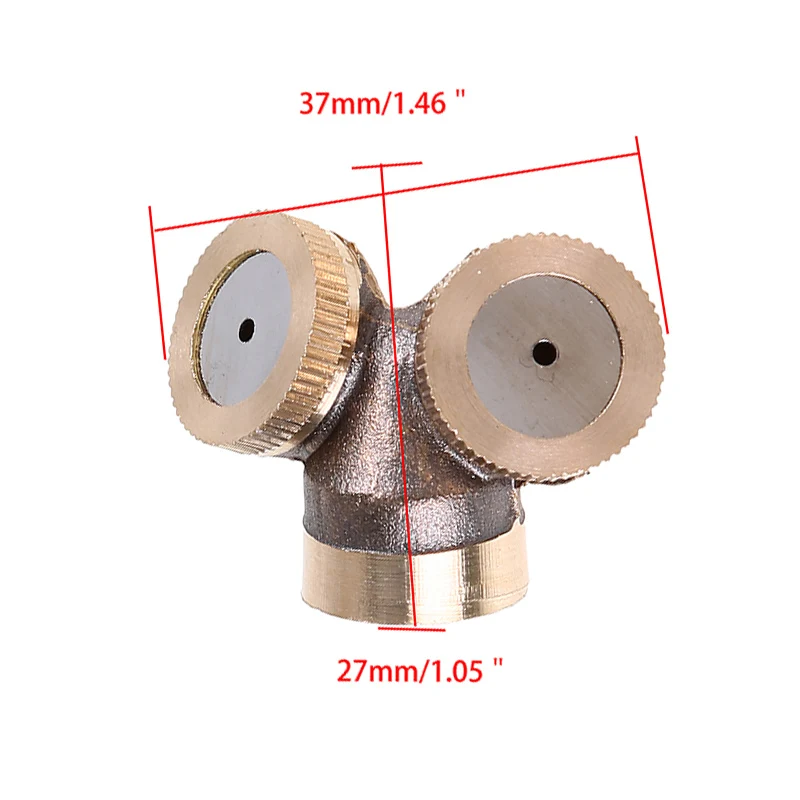 WCIC Регулируемая запотевающая насадка садовый спринклер для полива и орошения установка для домашнего сельского хозяйства запотевающий распылитель латунная распылительная головка - Цвет: Style 5
