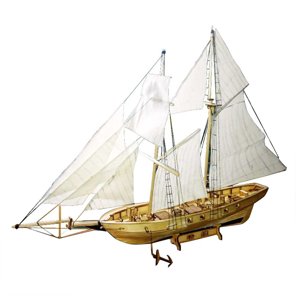 Clipper Ship Harvey Kit Unassembled: Build Your Own Wooden Model Watercraft