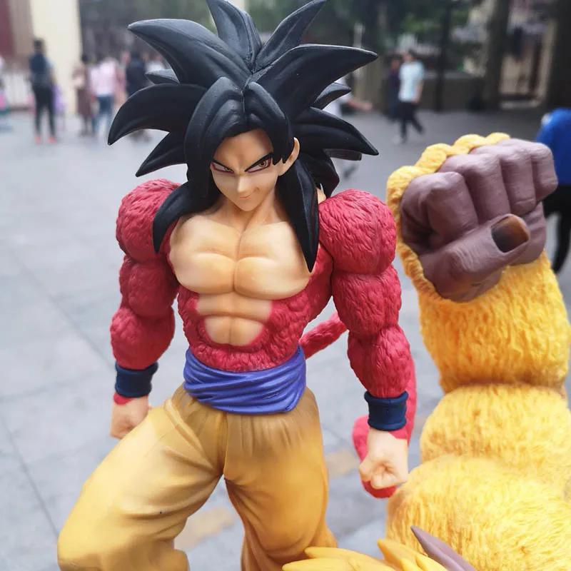 Dragon Ball Супер Saiyan 4 Сон Гоку фигурка 1/6 масштаб окрашенная фигурка Золотая большая обезьяна Гоку ПВХ Фигурки Brinquedos аниме