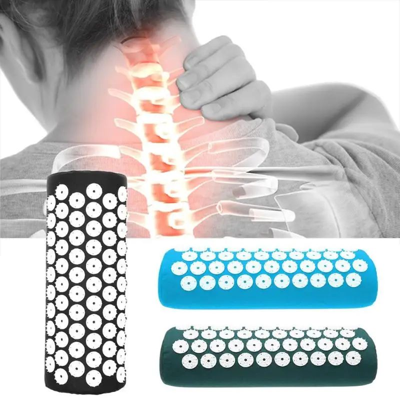 Massager Pillow Acupuncture Relieve Stress Back Body Pain Massage Pillow Acupuncture Spike Massager Cotton Pillow Health Care