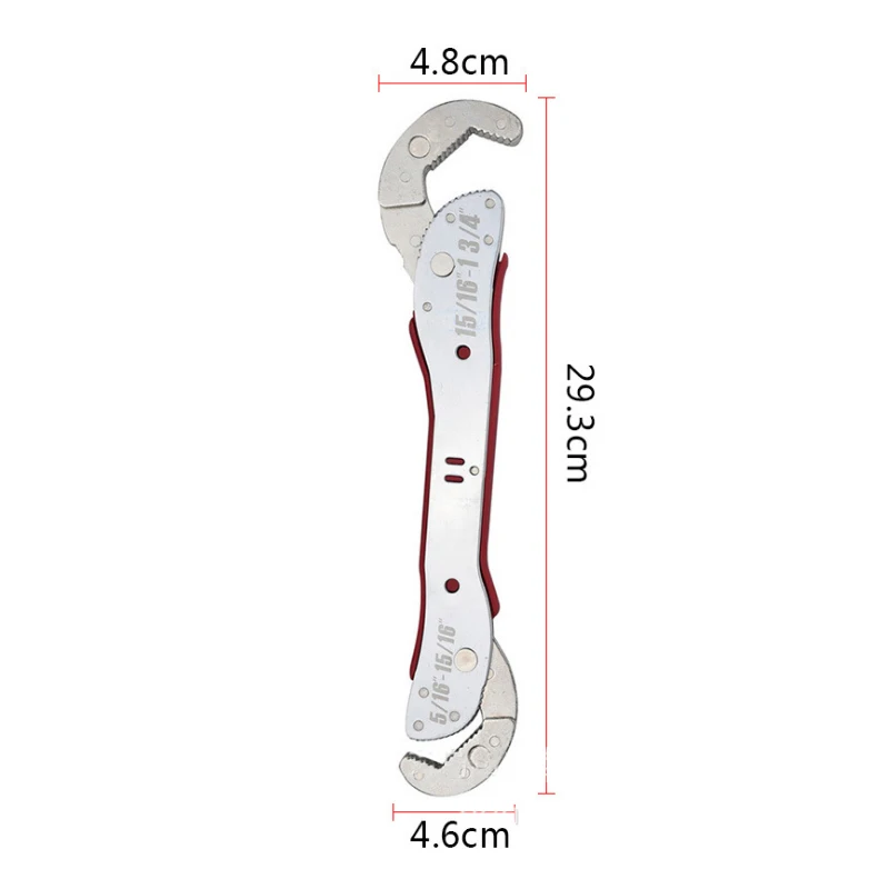 Goede 9 45mm Verstelbare Multifunctionele Magie Spanner Set van tool Universele Wrench Pijp Verstelbare Spanner Voor Thuis wrench set