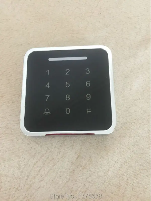 

New Elegant Metal RFID Card Touch Access Control with 3000pcs cards capacity, wiegand in and out support