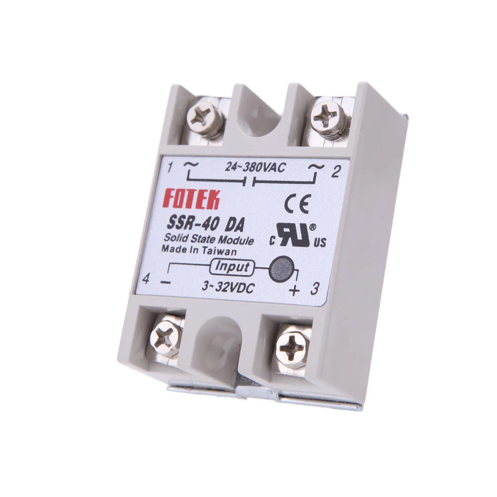 Solid State Relay Module 24V 380V 40A SSR 40 DA for PID Temperature