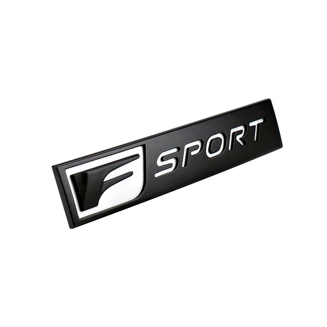 F SPORT Emblem Car Fender Glue Sticker For Lexus RX IS300 NX GS300