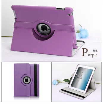 

50 Pc/lot PU Leather 360 Rotating Case Stand Smart Cover Magnetic Case For Apple iPad pro 11 inch 2018 Multi-Color
