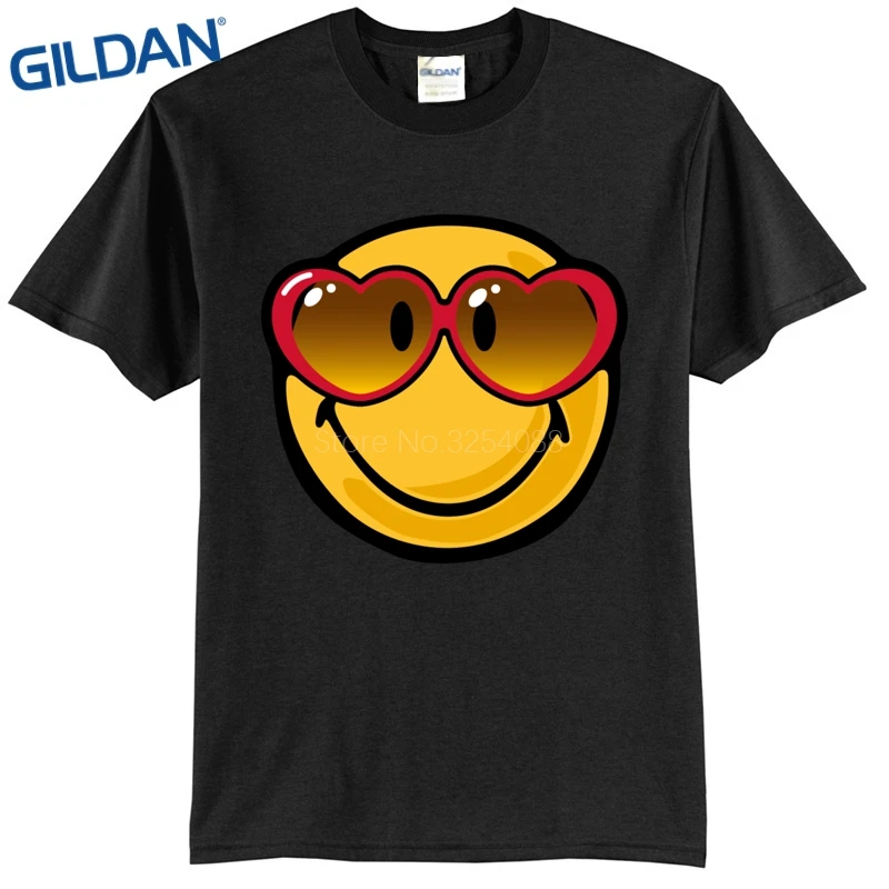T-shirt Vintage Fruit Of The Loom, Motif Emoji Smiley Dégoulinant Y2K, Noir, Taille M