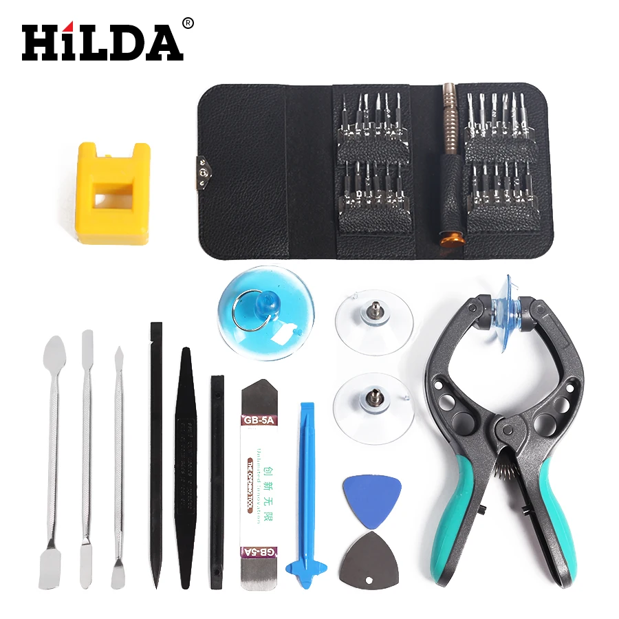 HILDA набор инструментов для разборки экрана мобильного телефона плоскогубцы ремонтные Инструменты Набор отверток