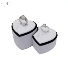 Классические украшения дисплей подставки для колец Держатель DIY ювелирные изделия комплект для органайзера 3 влюбленных поддон для колец