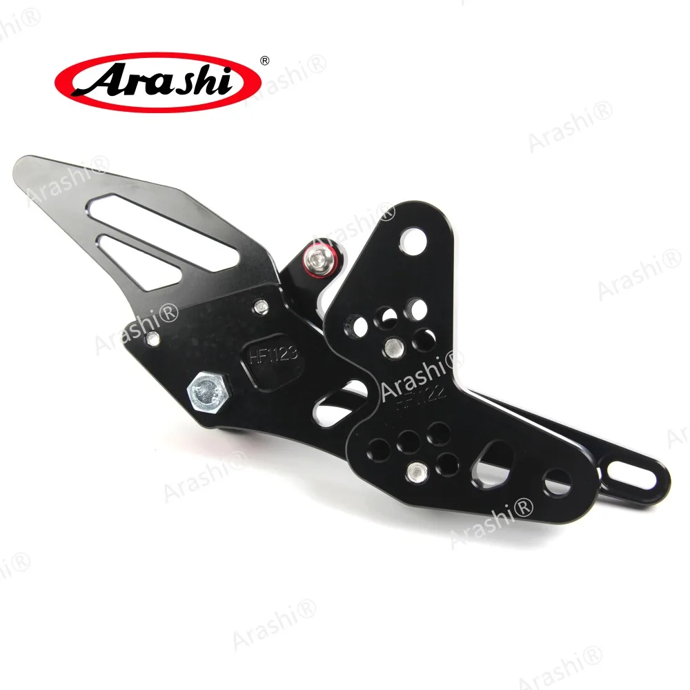 Arashi NINJA 400 регулируемая подножка Rearset для KAWASAKI Ninja 400 Rider CNC аксессуары для мотоциклов педаль 18