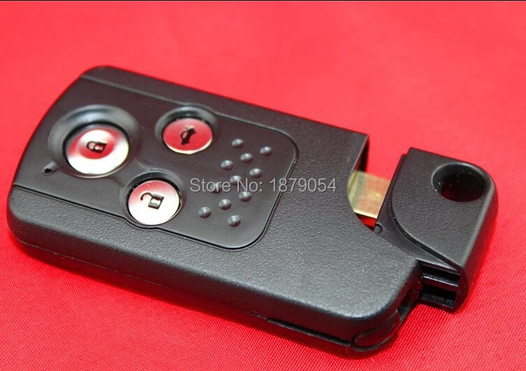 3 кнопки Замена пустая смарт-карта корпус для HONDA CIVIC SMART KEY с ключом BLADE(без паза) 2 шт./партия