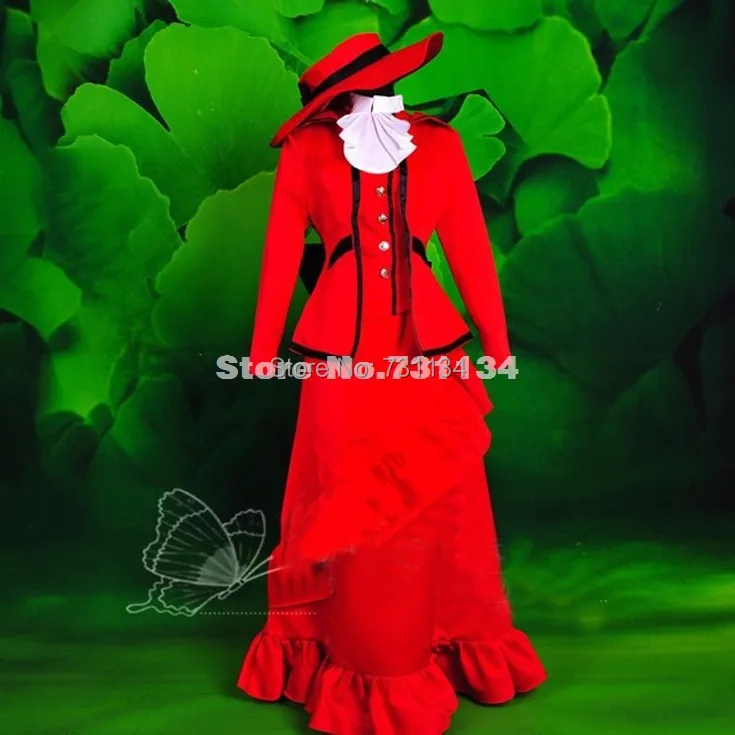 Black Butler Madam Red Angelina Dalles Cosplay Costume |