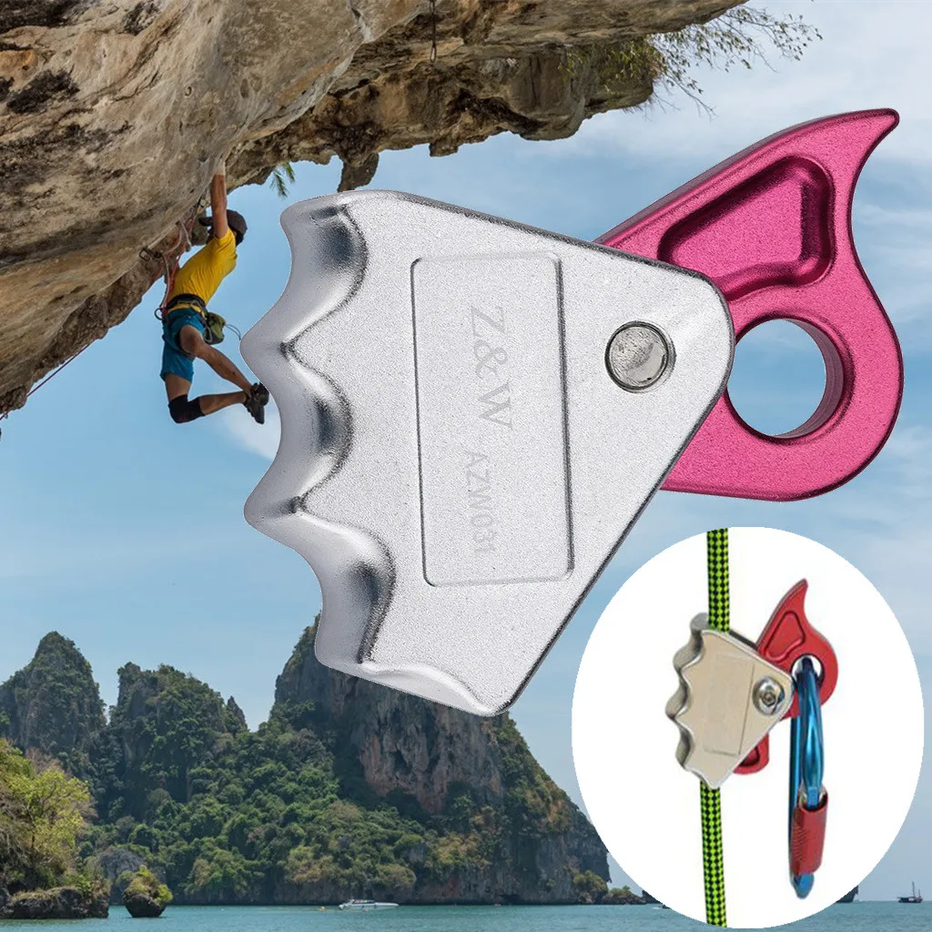 Outdoor Climbing Mountaineering Gear Rope Grab Protection Rappelling Gear Outdoor Sports Hardware Travel Lover Strength