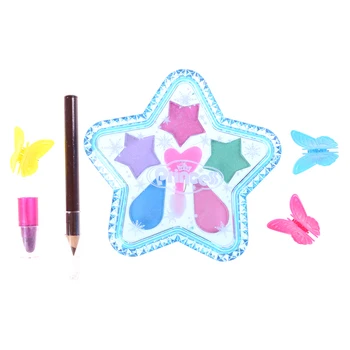 

Children Playing Toy For Dolls Kids Children Girls DIY Fun Makeup Toy Cosmetics Eyeshadow Box