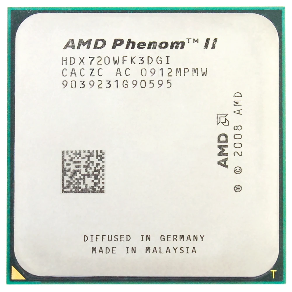 Процессор AMD Phenom II X3 720 трехъядерный 2,8 ГГц/6 м/95 Вт/2000 ГГц процессор Socket AM3 AM2+ 938 pin